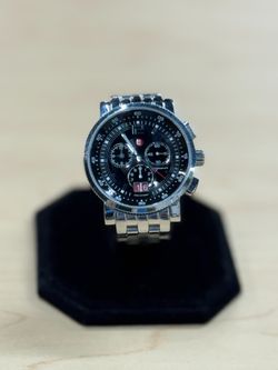 MICHELE SPORT SAIL CHRONOGRAPH BLACK DIAL STAINLESS STEEL WATCH MW01K00D9002 USED