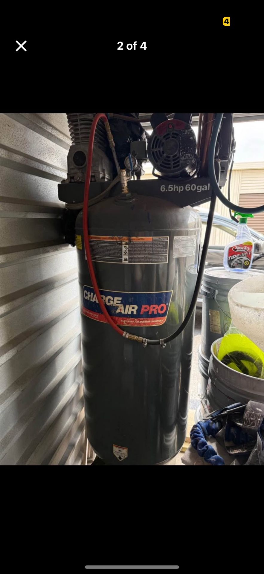 Charge air pro air compressor