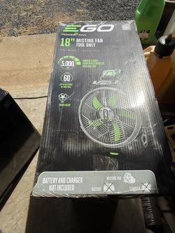 EGO 18” Misting Fans New In Unopened Boxes