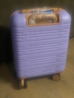 Malodie Purple Hardshell Carry-On Suitcase