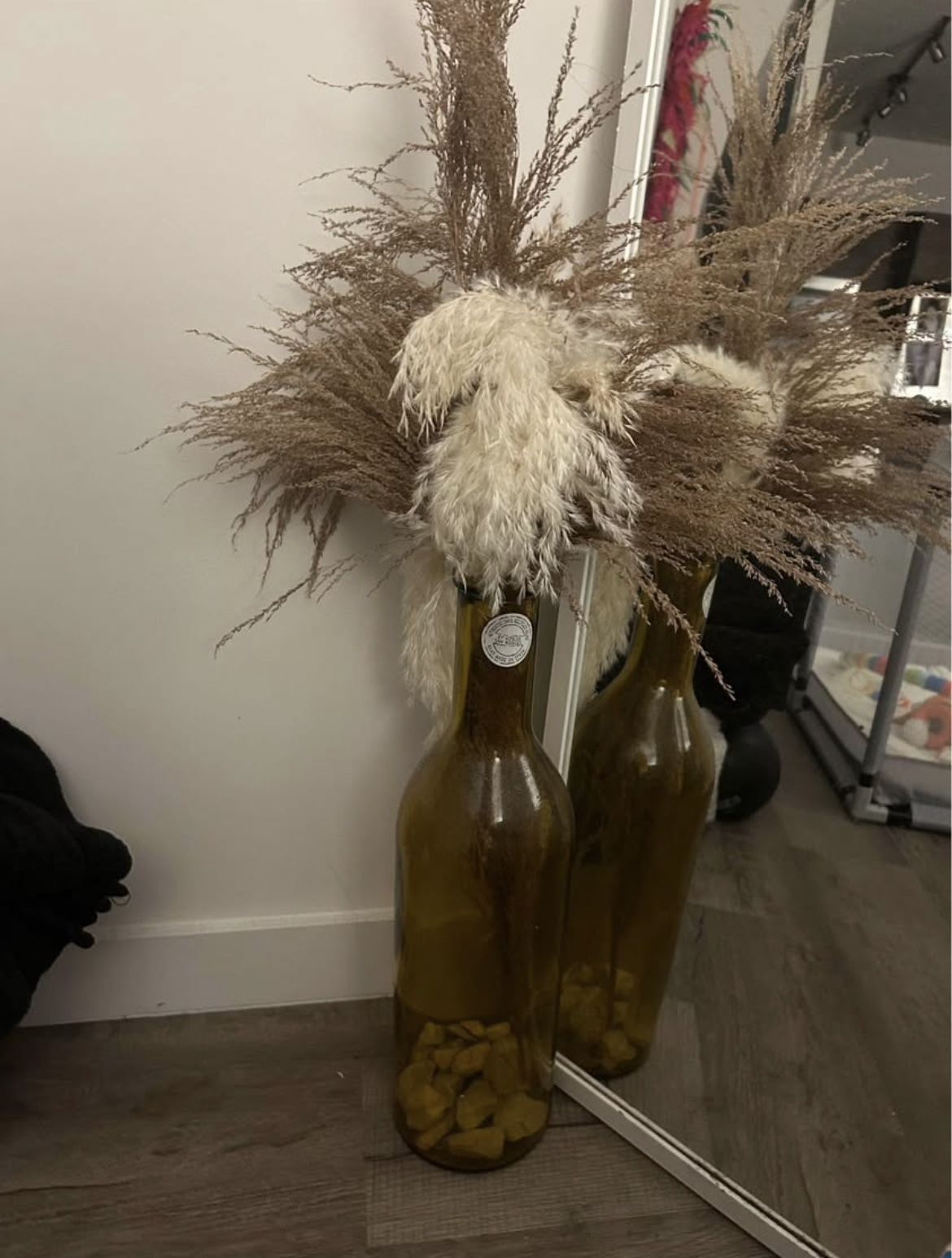 Vase And Pampas