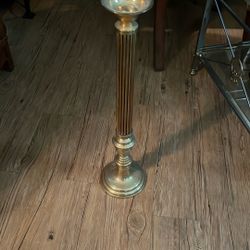 Brass candle holder