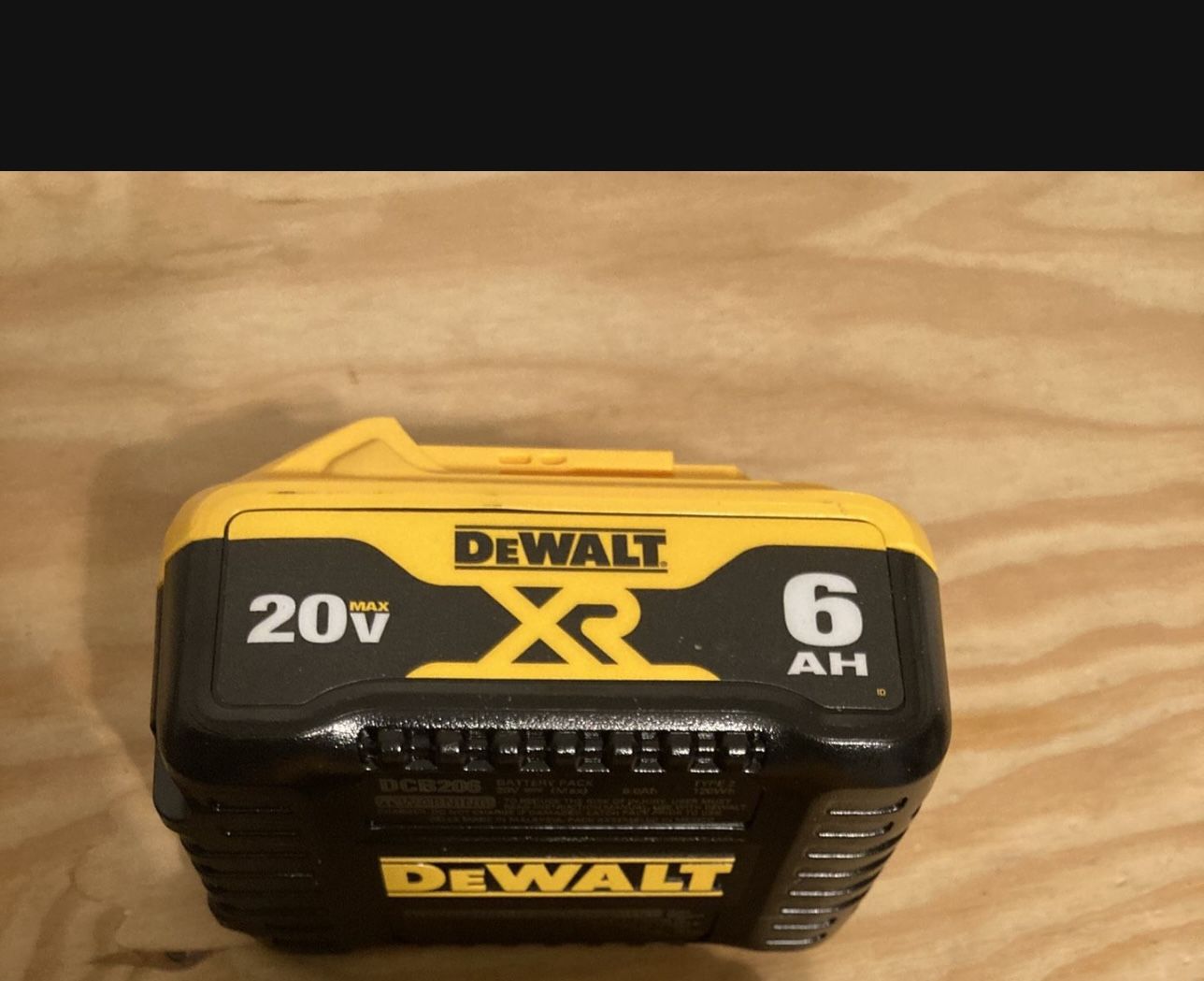 Dewalt 20 V Max Battery 6ah 