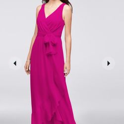 Formal Hot Pink Dress Plus Size 22