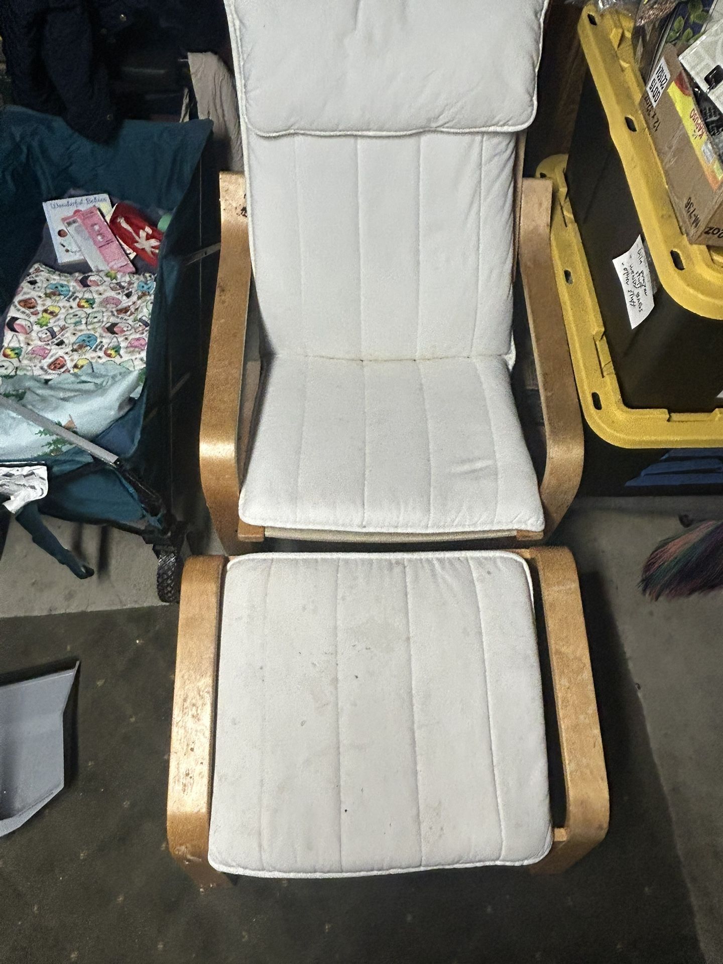 Ikea Lounge Chair w/ Ottoman 