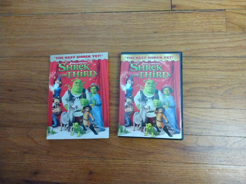 3/$10 🌟 DreamWorks Shrek the Third DVD