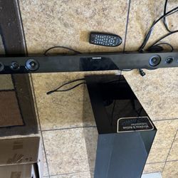 Sound Bar And Blu-ray Player