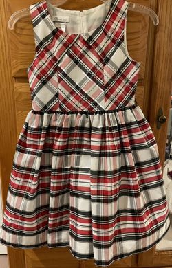 Holiday Dress Bonnie Jean Red White & Black