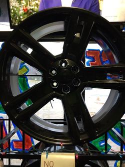 26 inch chevy/gmc wheels black