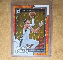 Panini Donruss 2024-25 Bomb Squad! Disco #6 Victor Wembanyama Spurs
