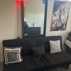 Futon & Mirror