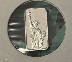 1 Gram .999 Fine Silver Statue Of Liberty