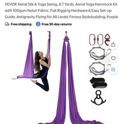 Ariel swing + purple silk and all needed equipment