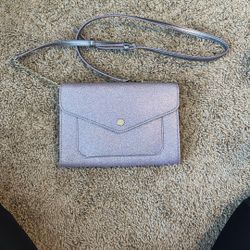 Kate Spade New York Tindel Purple Glitter Crossbody Purse