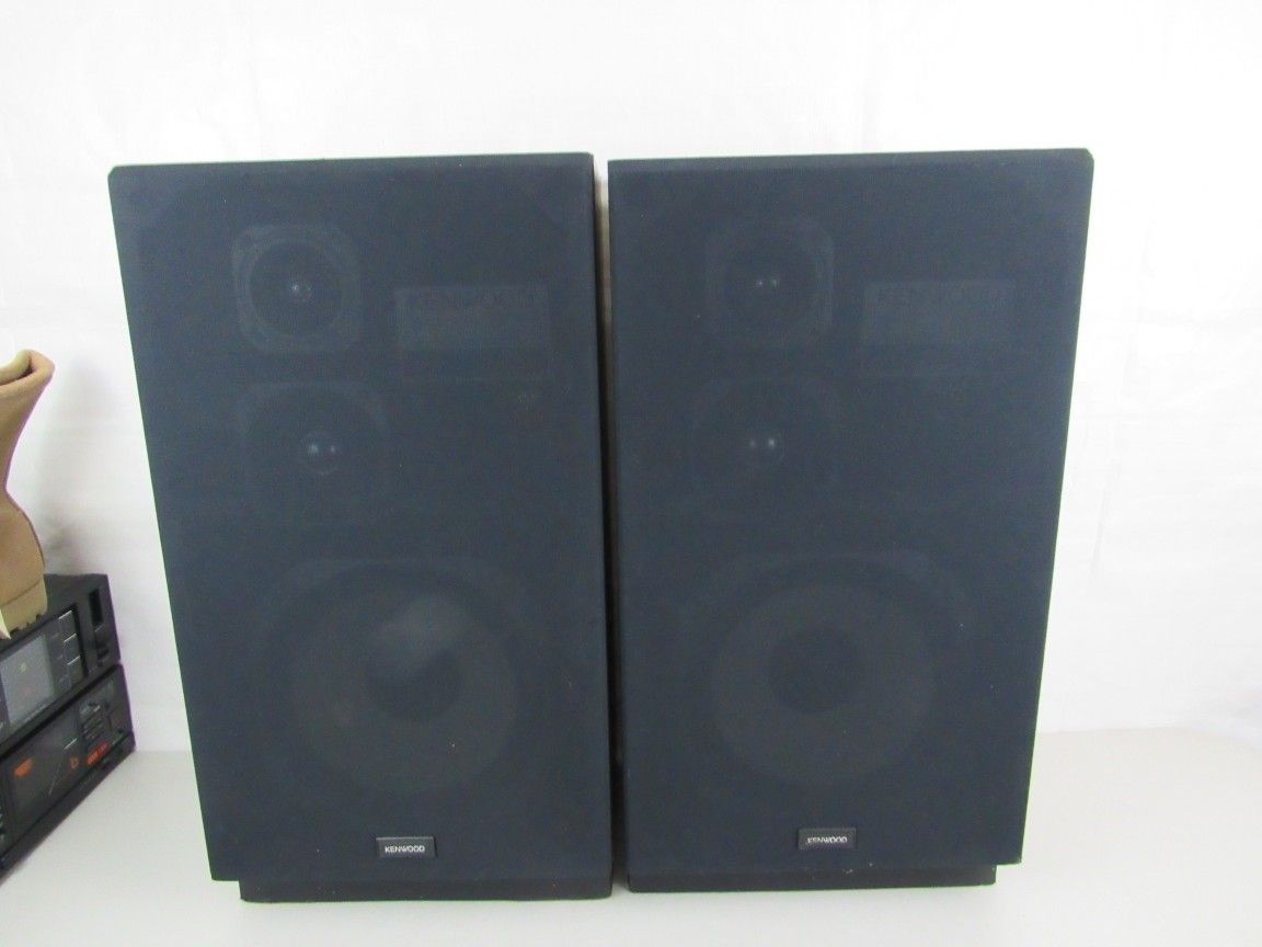 Kenwood JL-650W 3 Way 3 Speaker System 140 Watts Made In USA - $125