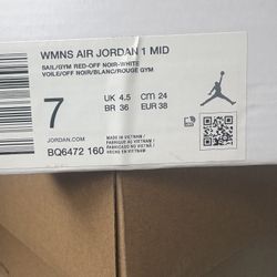 Women's Air Jordan's Size 7