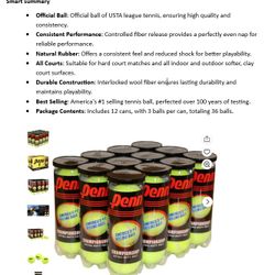 Penn Championship Extra Duty Tennis Balls (12 Cans, 36 Balls)