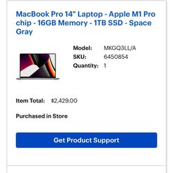 Apple MacBook Pro 14” M1 Pro 2022 