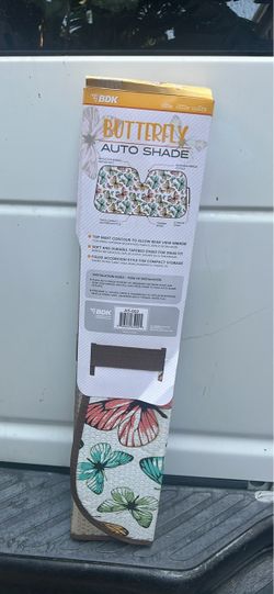 Protector de carros decorado con mariposas muy bonito