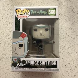 Funko Pop Rick and Morty Purge Suit #566 #567 Set of 2