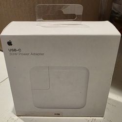 Apple USB-C 30W Power Adapter – New Open Box