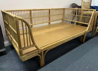 Honey Rattan Daybed Frame，$260