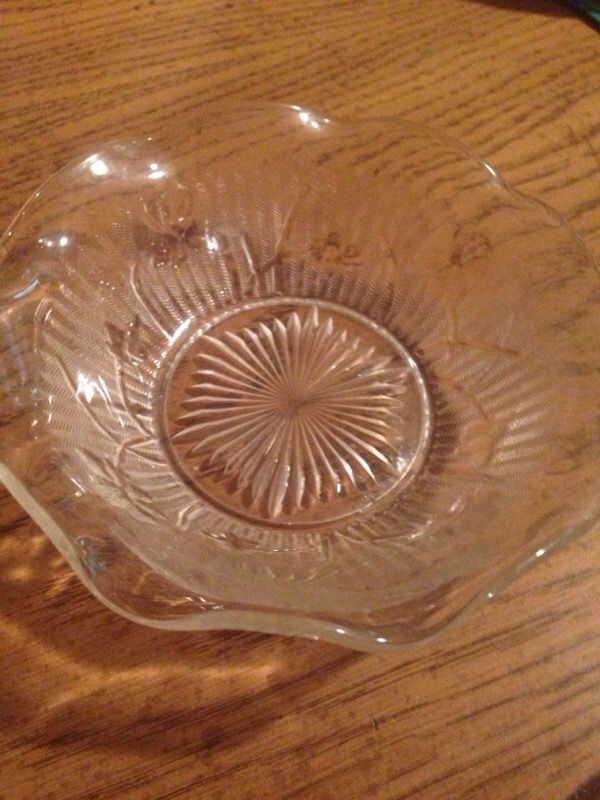 Otis and Herringbone berry bowl