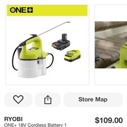 Ryobi Chemical Prayer W/ Battery