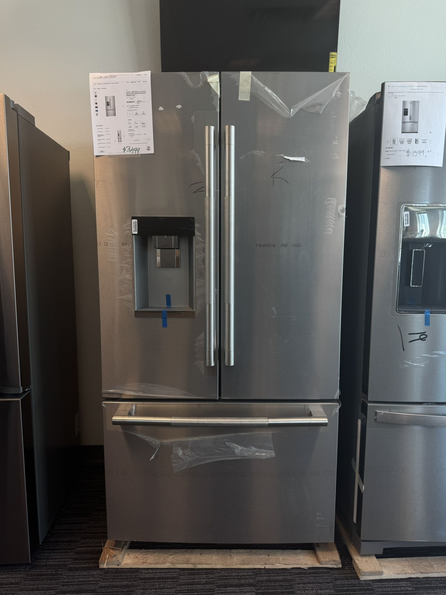 JennAir Rise French Door Counter Depth Refrigerator In Stainless Steel