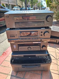 Sony,technics,mitsubishi,elite,denon RECIEVERS