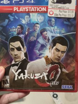 YAKUZA 0 ZERO PS4