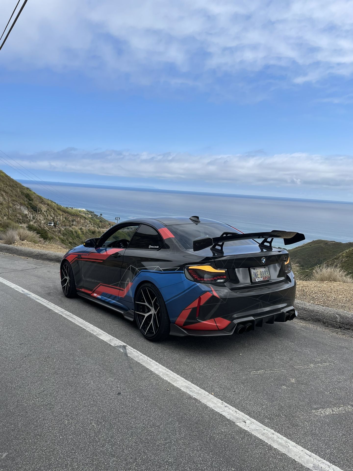 BMW F87 M2 AT-R1 SWAN NECK GT WING