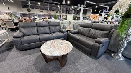 2 PC RECLINER SOFA AND LOVESEAT