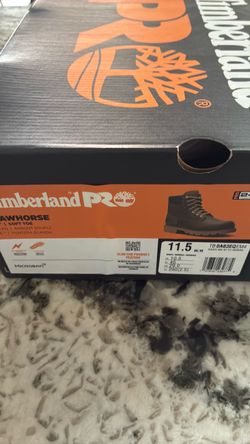 Timberland PRO Sawhorse Soft Toe Work Boot Size 11.5