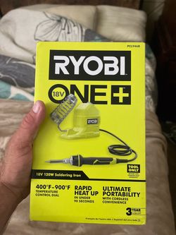 Ryobi ONE+ 18V 120W Cordless Soldering Iron