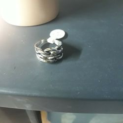 Stainless Steel Ring Sz9