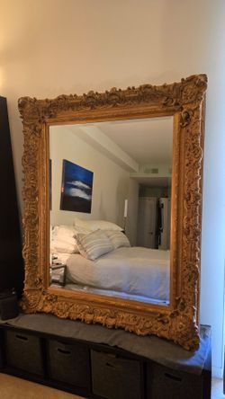 HUGE Ornate Framed Mirror