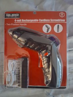 4 Volt Rechargeable Cordless Screwdriver