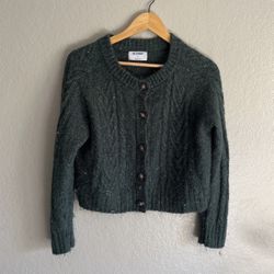 Old Navy M Cardigan Sweater Green
