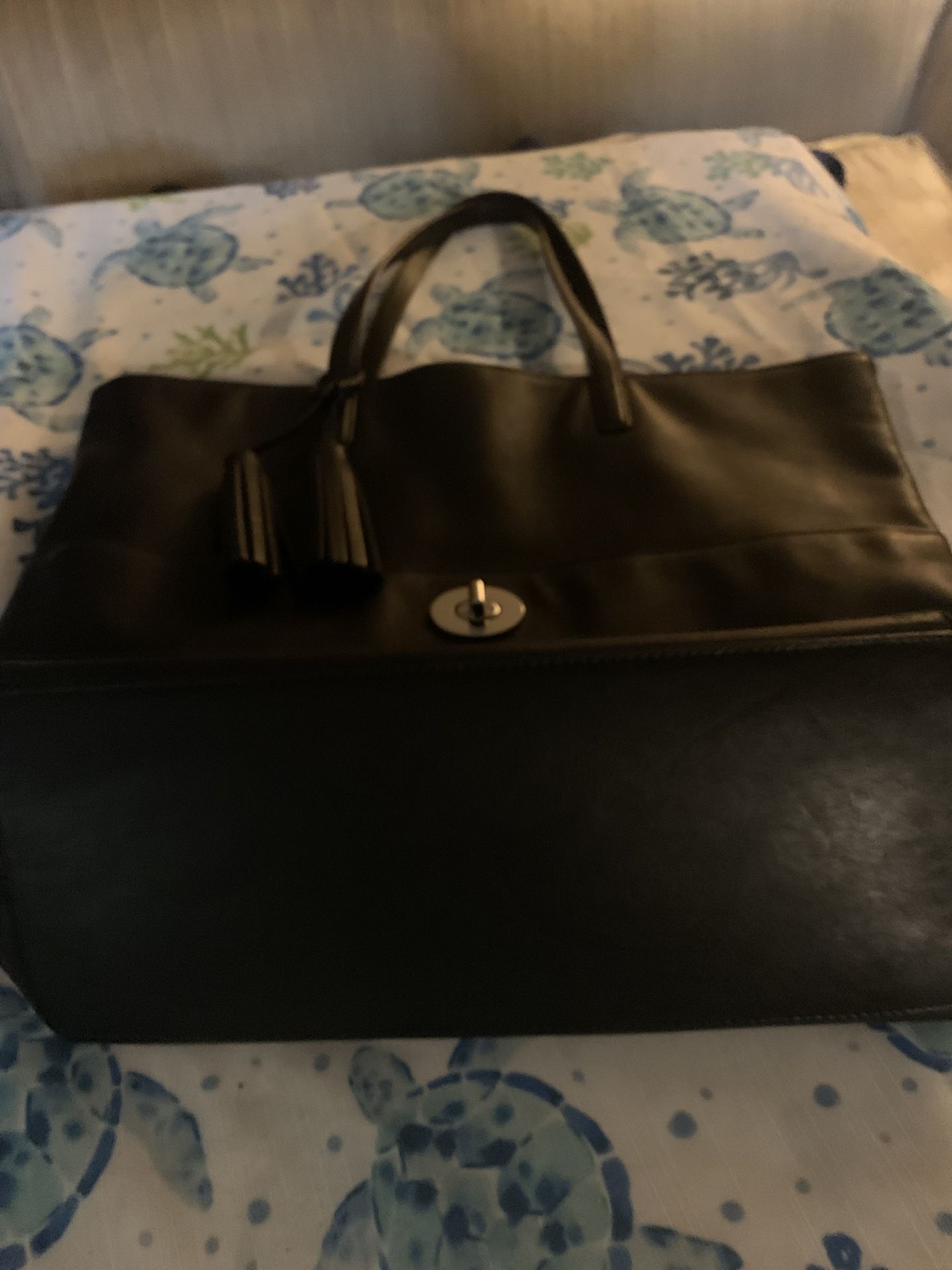 Coach Vintage Black Leather Purse