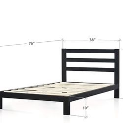 Zinus Twin Bed Frame with Headboard