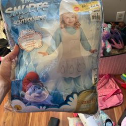 Smurfs Costume W Wig 