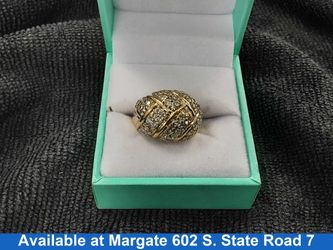 Women's Ring - Yellow Gold 14k (.585) 8.6 grams Size 6.5
