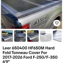 2017-2026 Ford Super Duty Leer Tonneau Cover