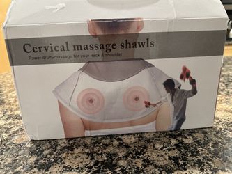 Neck and shoulder massage shawl