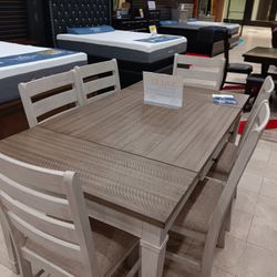 Jessica Dining Table Sets W/6 Chairs---$599---Fantastic Deal!!!---Same Day Delivery Available 