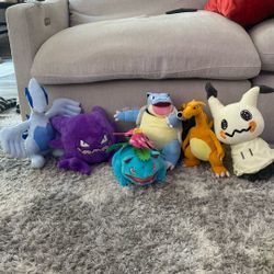 Pokémon plushies 