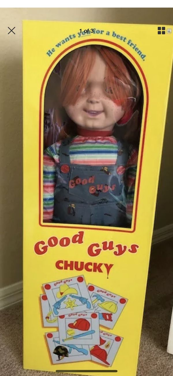 BRAND NEW IN BOX Good Guys Chucky Doll - Child's Play Movie Prop- 30â Unopened Box SOLD OUT for