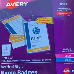 Name Badges And Tent Cards