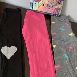 VIGOSS GIRLS LEGGINGS . NEW SIZE S 5/6